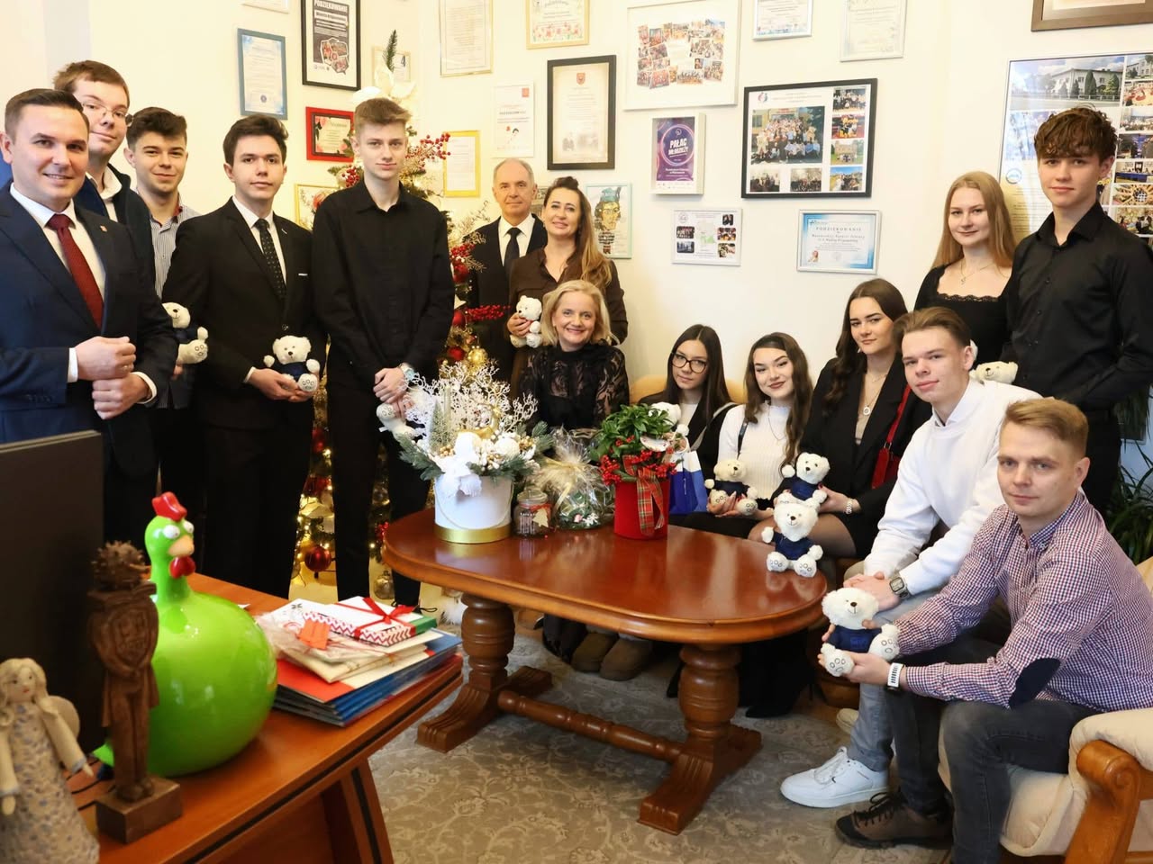 Spotkanie uczniów Ekonomika z Panią Kurator